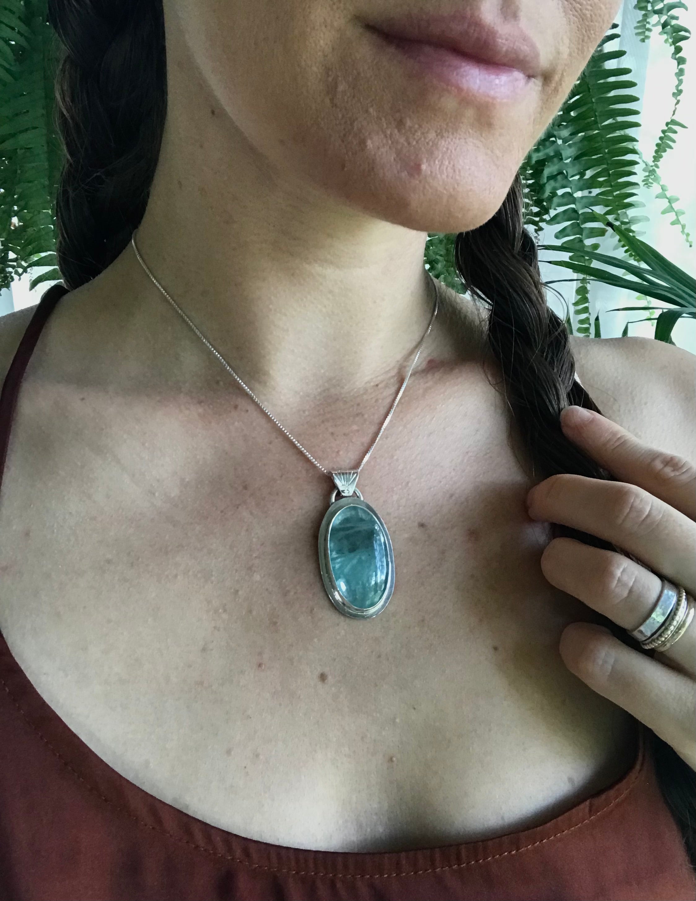 Aquamarine Clarity Necklace