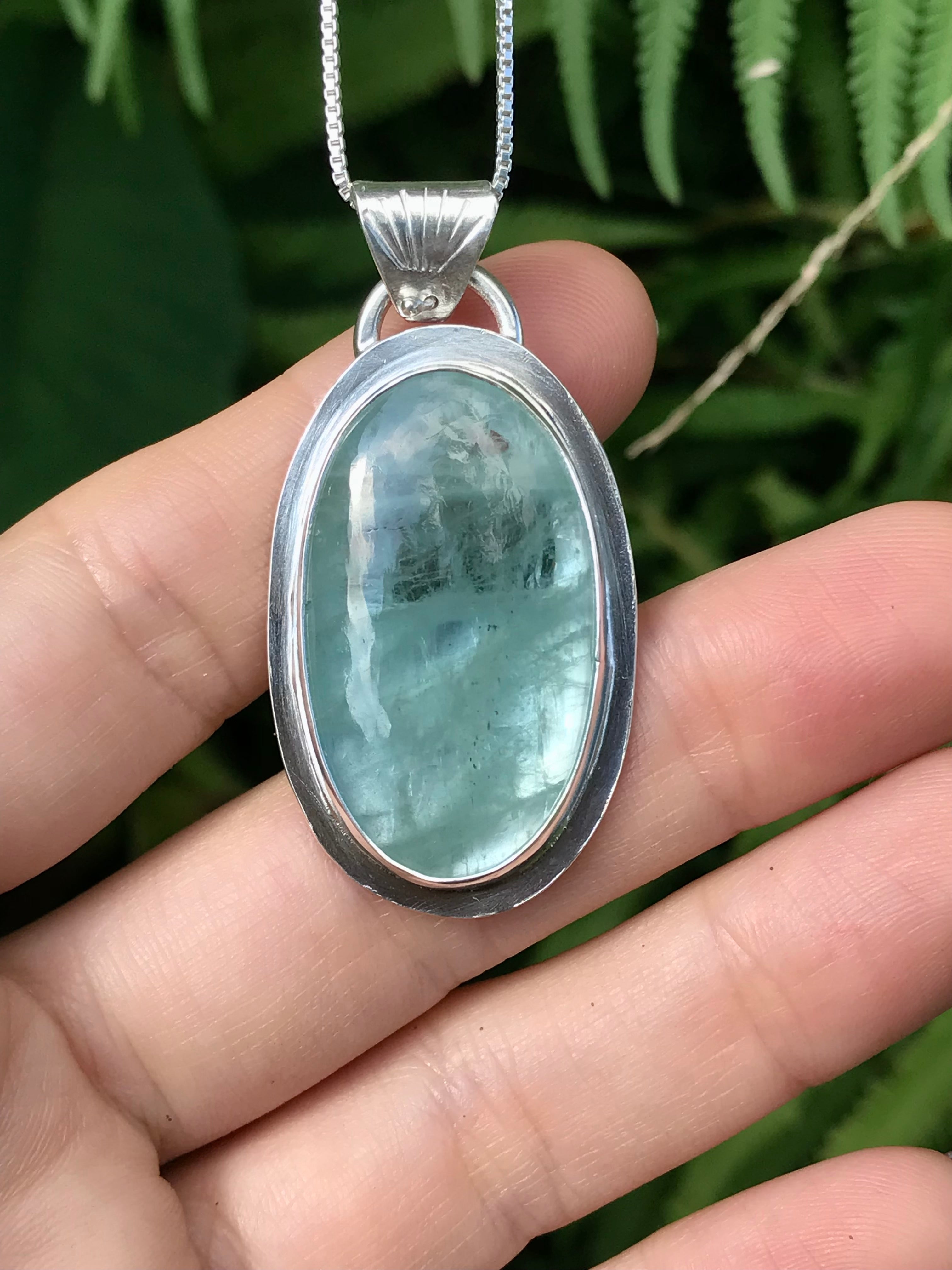 Aquamarine Clarity Necklace