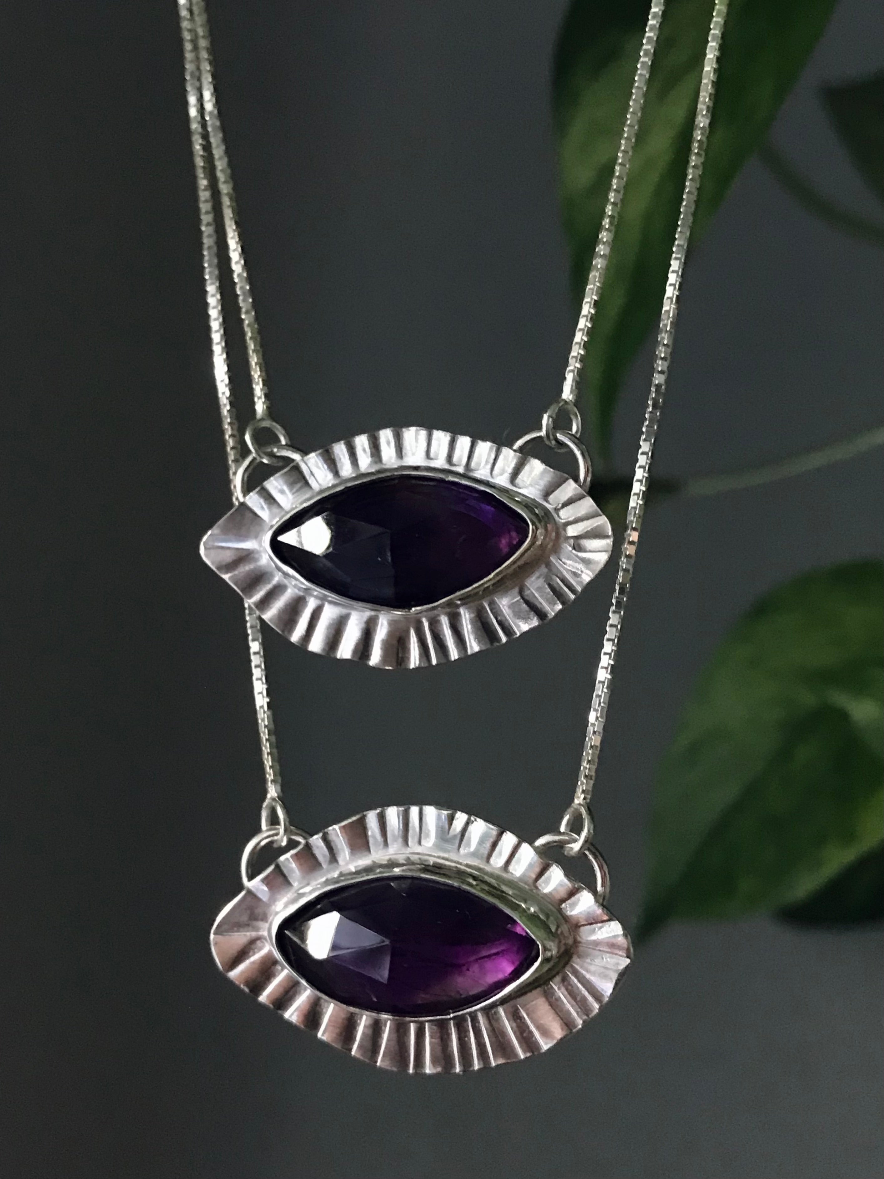 Third Eye Amethyst Necklace