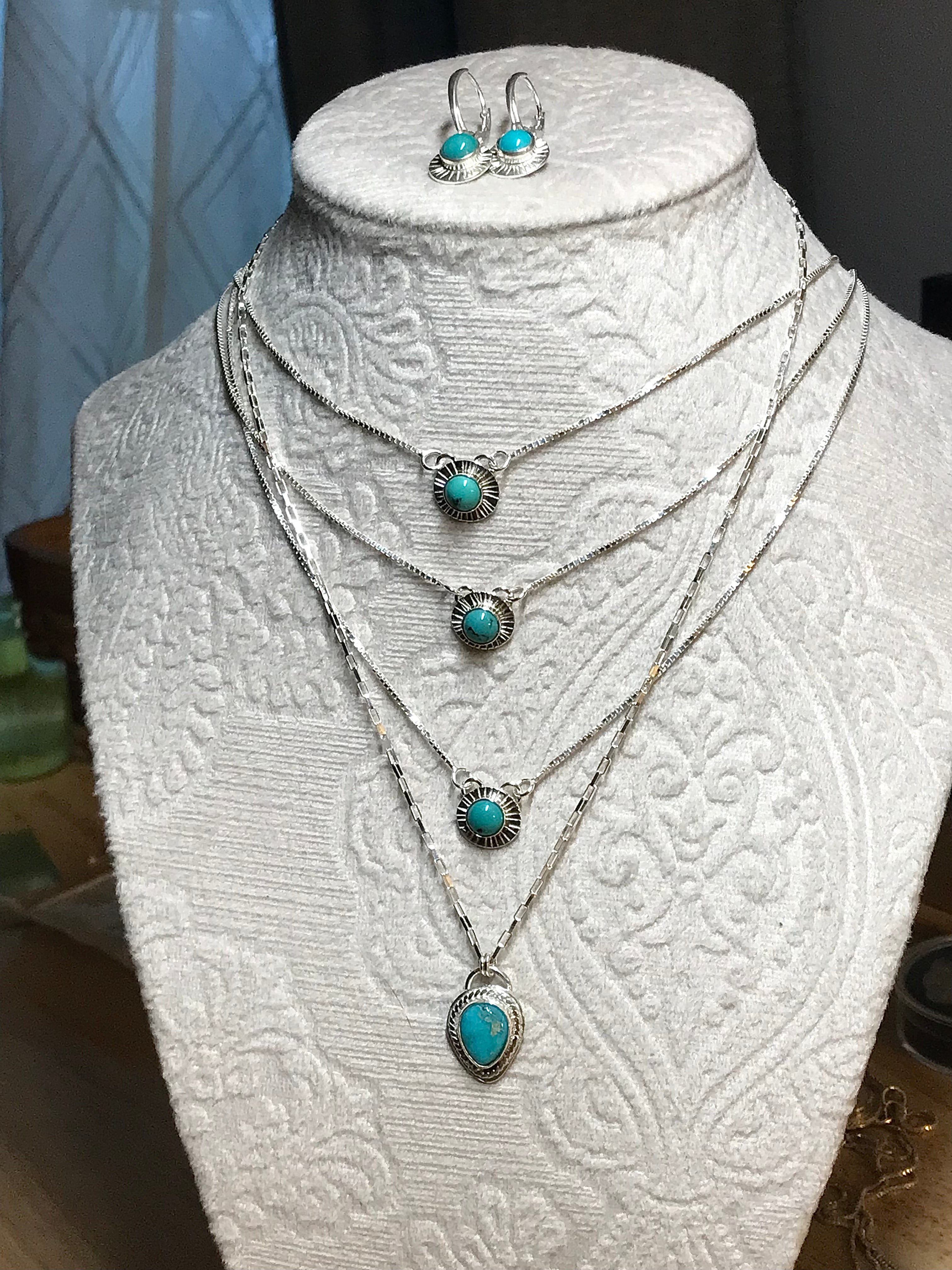 Turquoise Radiant Burst Necklace