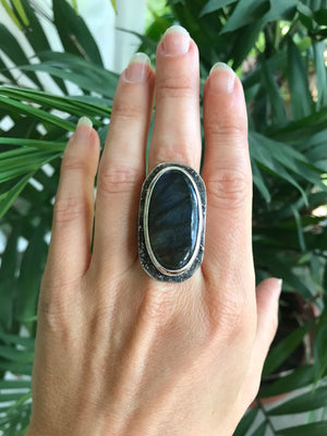 Labradorite Divine Duality Portal Ring