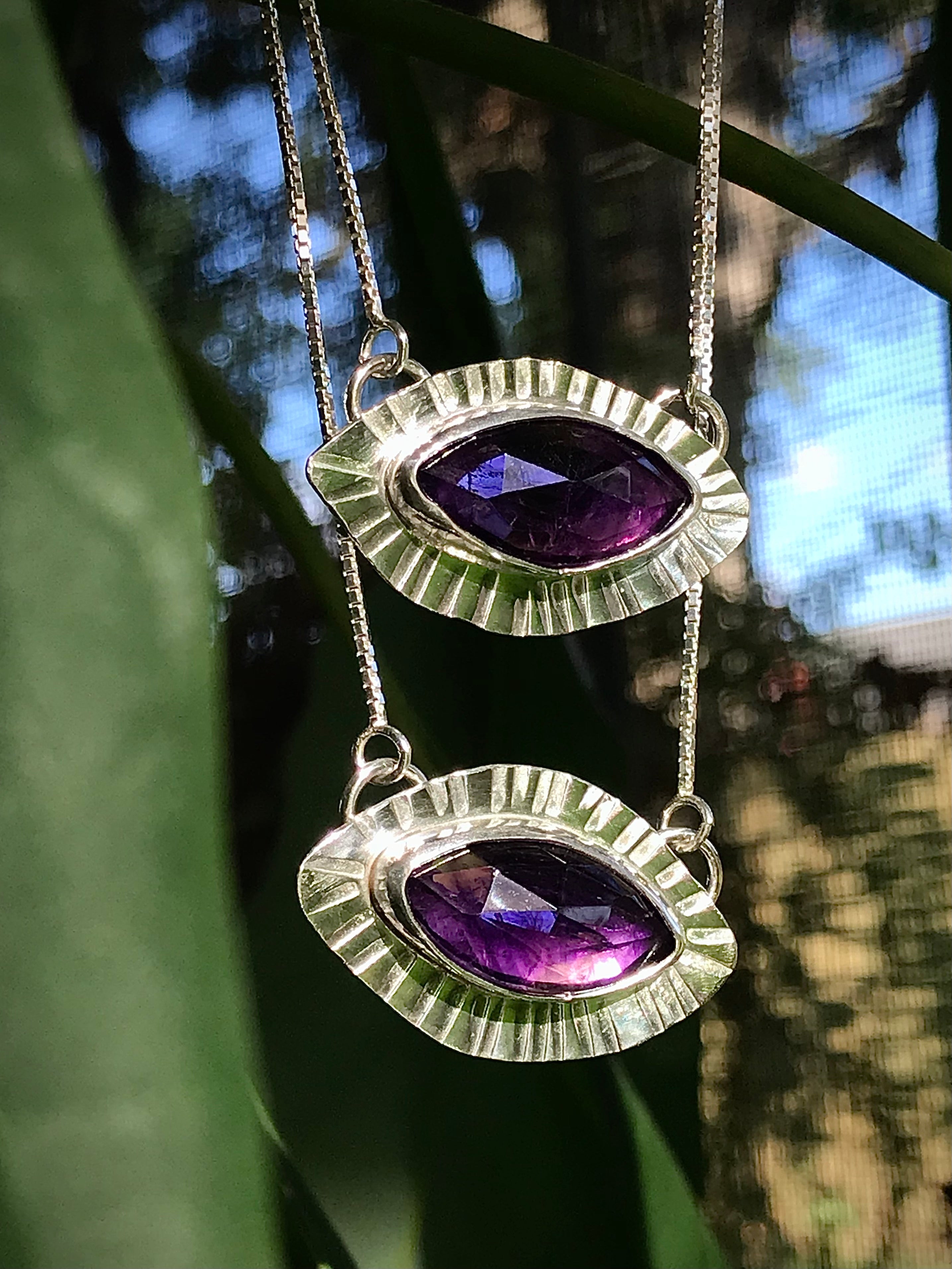 Third Eye Amethyst Necklace