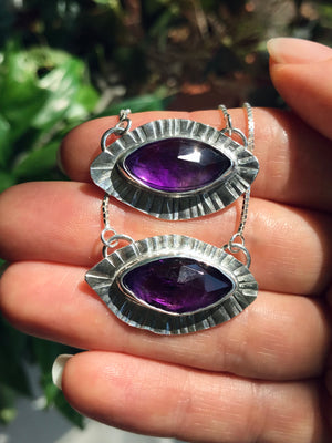 Third Eye Amethyst Necklace