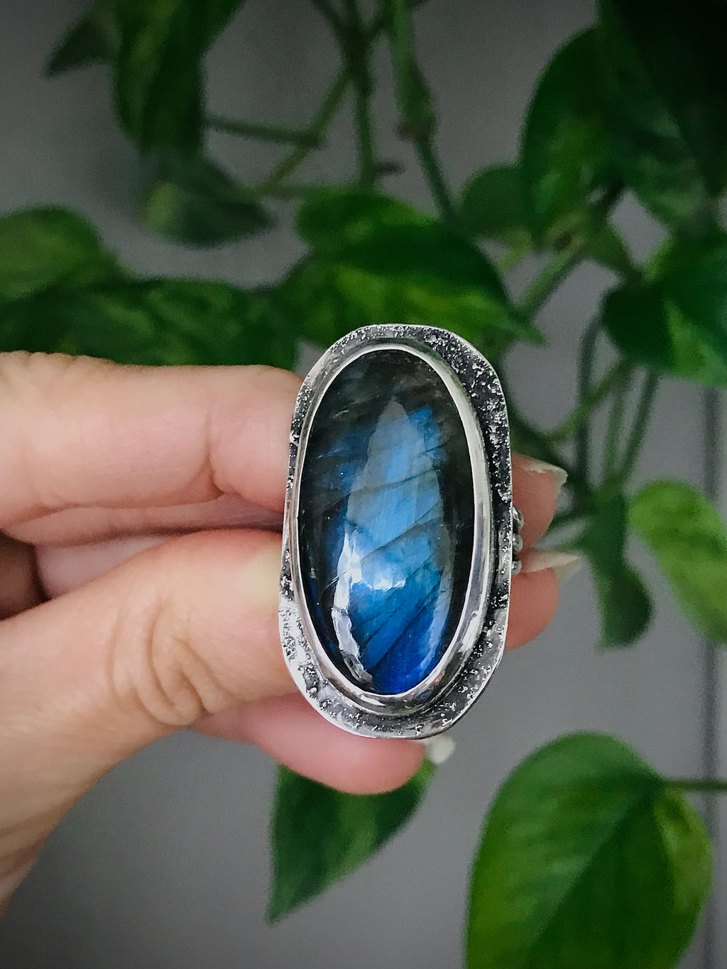 Labradorite Divine Duality Portal Ring