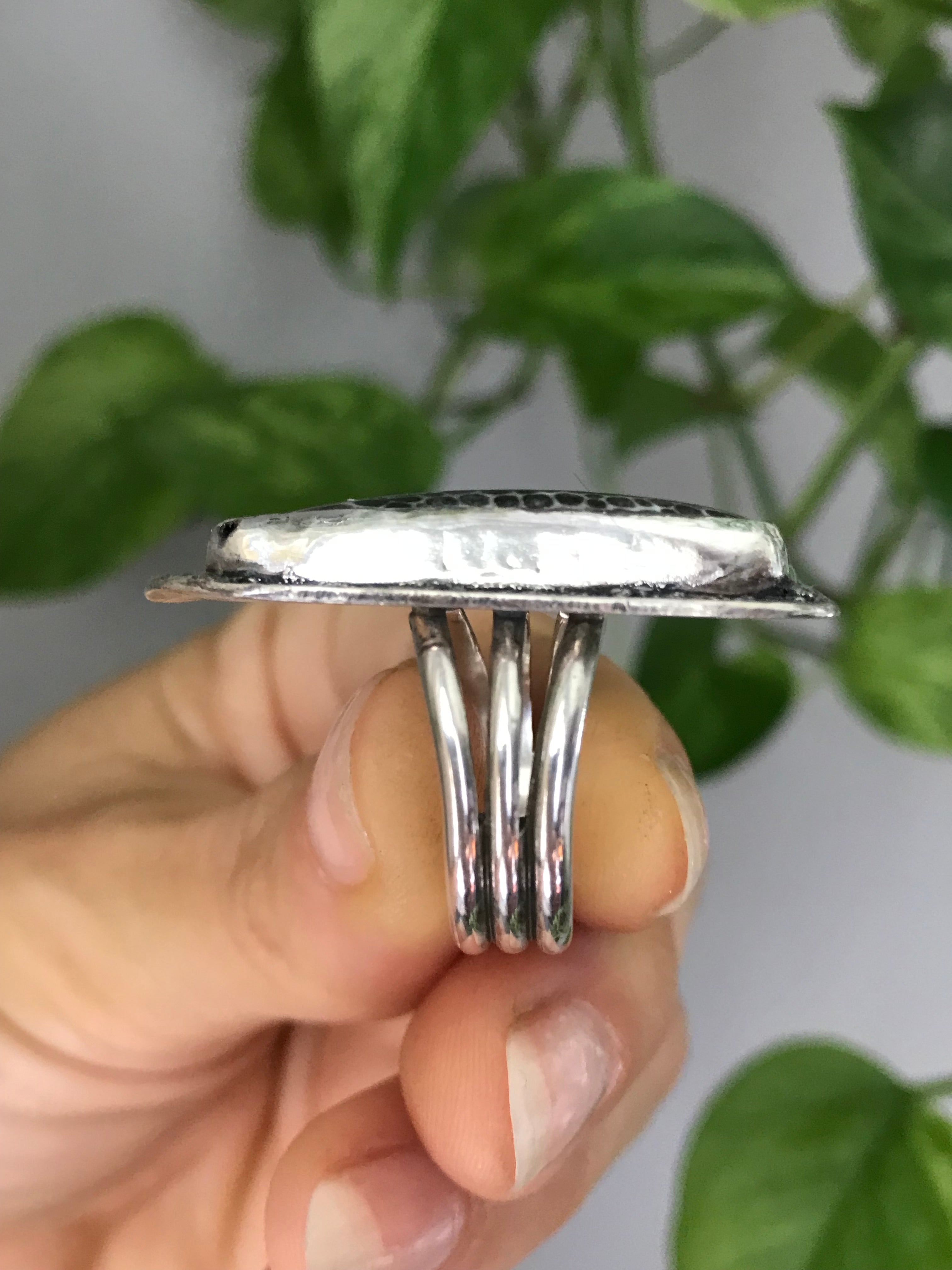 Stingray Coral Fossil Empower Ring