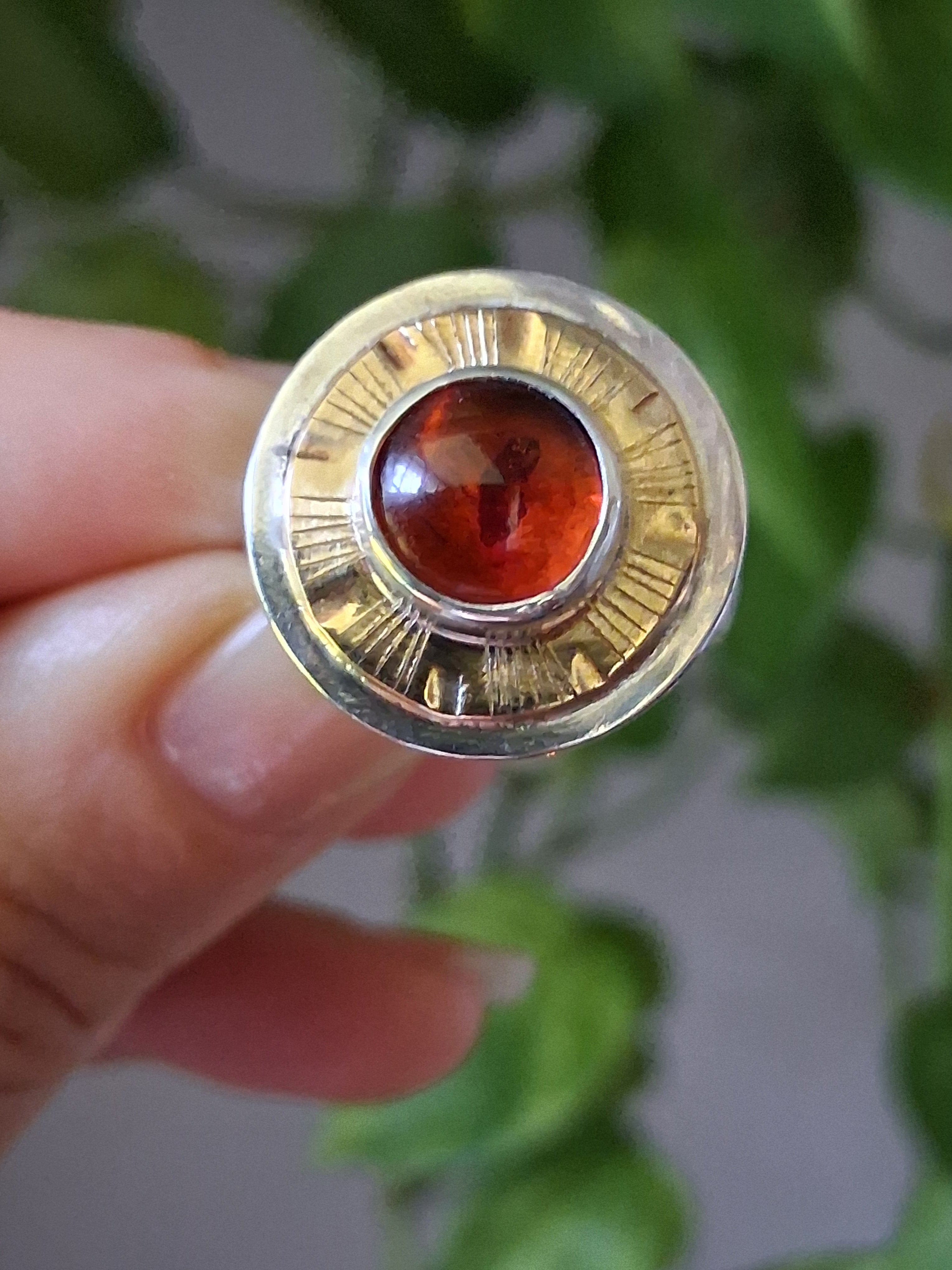 Inner Compass Empower-Ring - Baltic Amber Harvest Moon