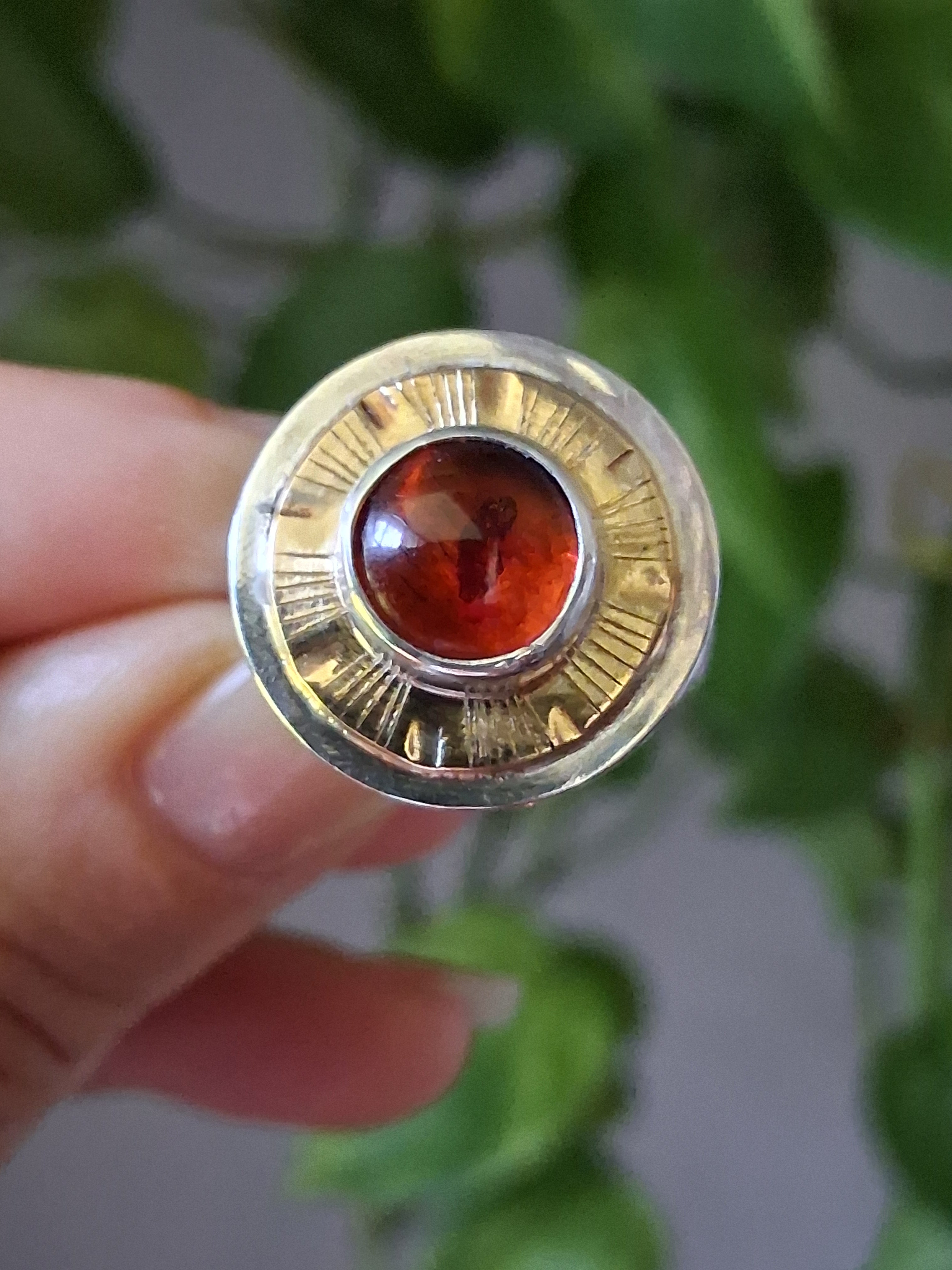 Inner Compass Empower-Ring - Baltic Amber Harvest Moon