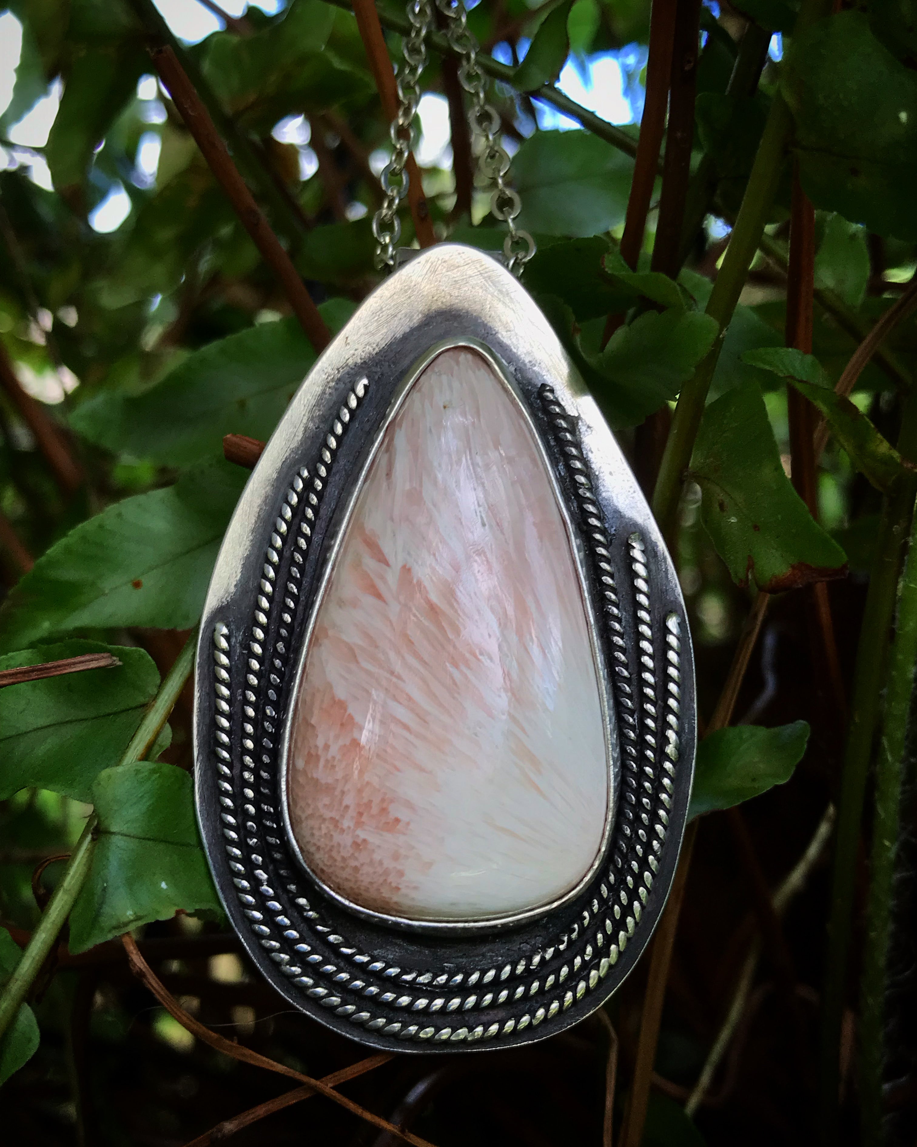 *reserved*Peach Scolecite Wings Envelop
