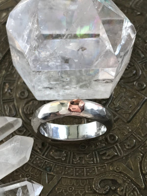 Hammered Reflection Ring