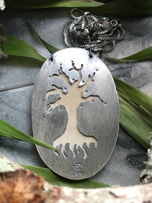 Rise and Strengthen Oak Necklace: Roots Restore